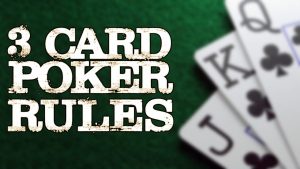 How To Play 3 Card Poker