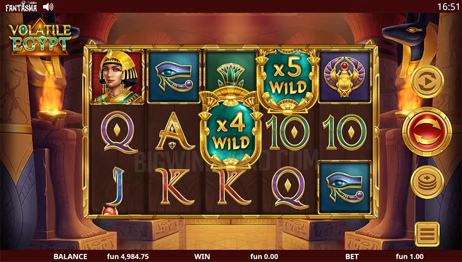 Volatile Egypt: Dream Drop Slot